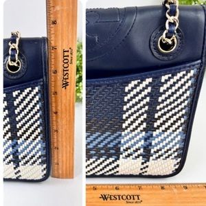 Tory Burch multicolored woven Leather Alexa shoulder bag